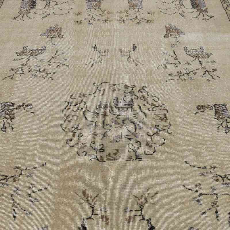 Vintage Turkish Hand-Knotted Rug - 7'  x 9' 11" (84" x 119") - K0066672