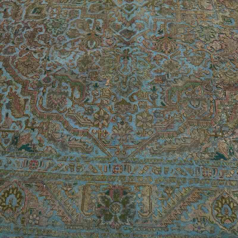Over-dyed Vintage Hand-Knotted Oriental Rug - 9' 7" x 12' 6" (115" x 150") - K0066699