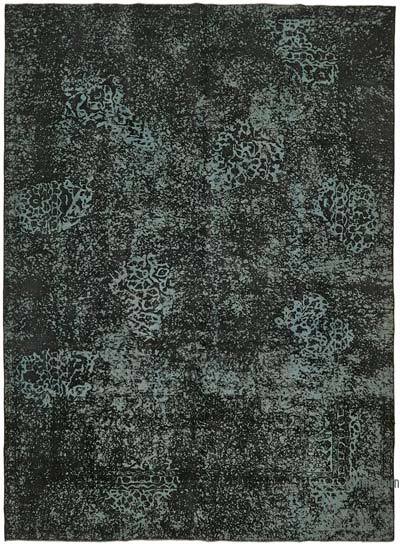 Boyalı El Dokuma Vintage Halı - 294 cm x 401 cm