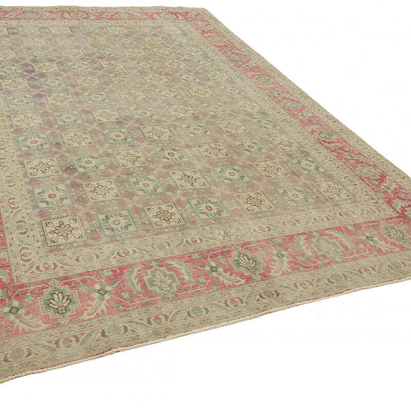 Alfombra Oriental Vintage Anudada a Mano - 241 cm x 340 cm - K0066717