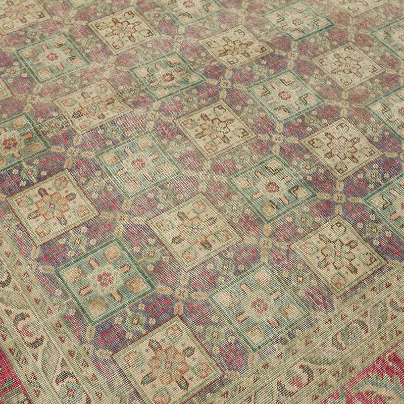 Alfombra Oriental Vintage Anudada a Mano - 241 cm x 340 cm - K0066717