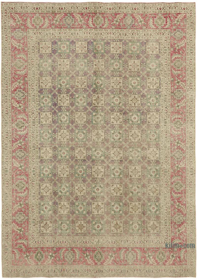 Alfombra Oriental Vintage Anudada a Mano - 241 cm x 340 cm - K0066717