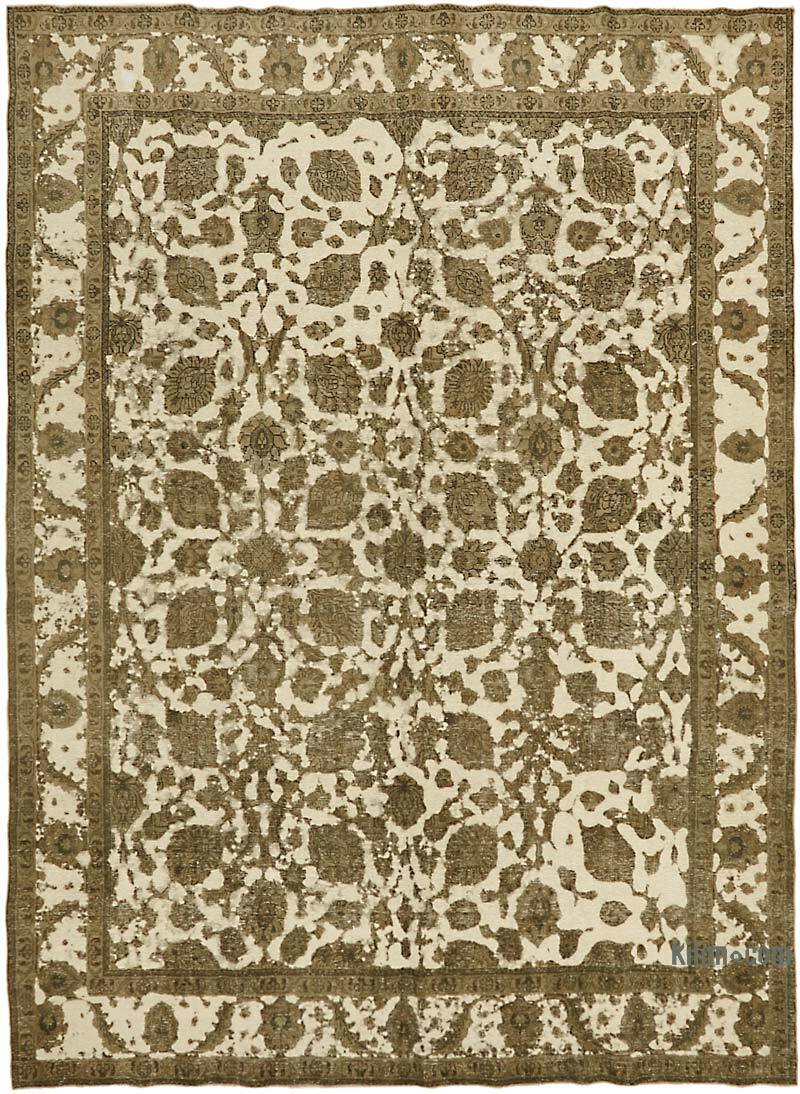 Vintage Hand-Knotted Oriental Rug - 9' 5" x 12' 10" (113" x 154") - K0066727
