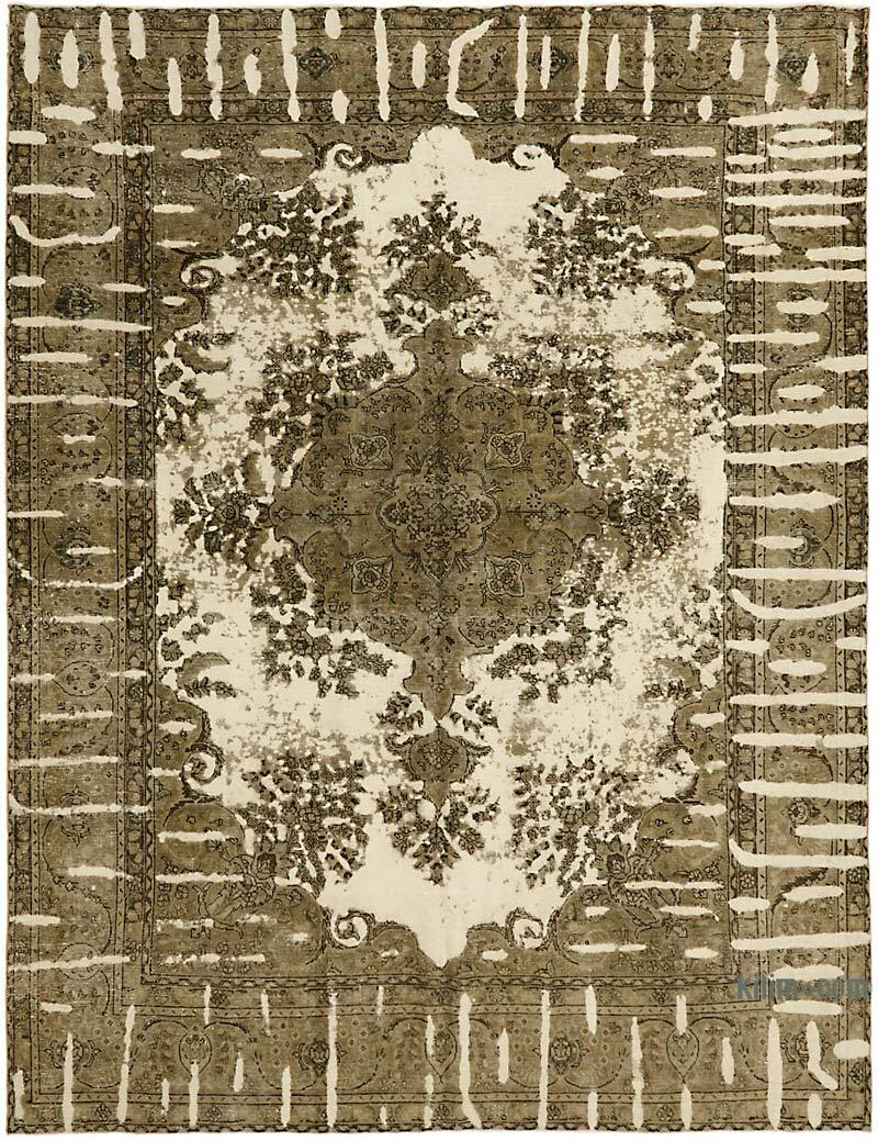 El Dokuma Vintage Halı - 306 cm x 398 cm - K0066730