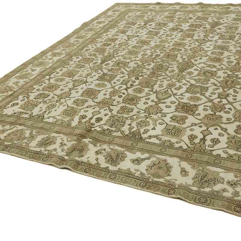 Vintage Hand-Knotted Oriental Rug - 9' 2" x 12' 4" (110" x 148") - K0066736