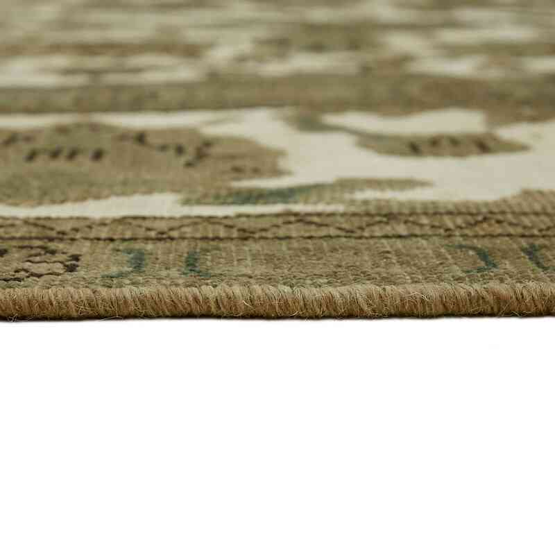 Vintage Hand-Knotted Oriental Rug - 9' 2" x 12' 4" (110" x 148") - K0066736