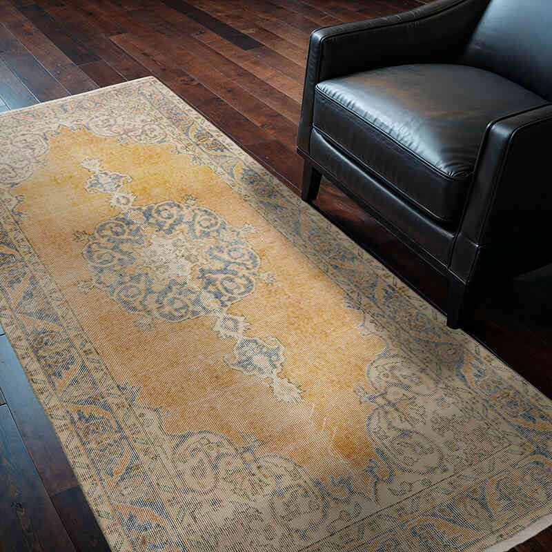 El Dokuma Vintage Hali - 117 cm x 219 cm - K0066751