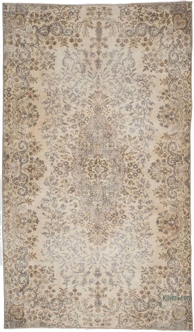 Vintage Turkish Hand-Knotted Rug - 5' 6" x 9' 5" (66" x 113") - K0066761