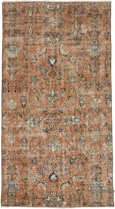 Vintage Turkish Hand-Knotted Rug - 3' 7" x 6' 5" (43" x 77")