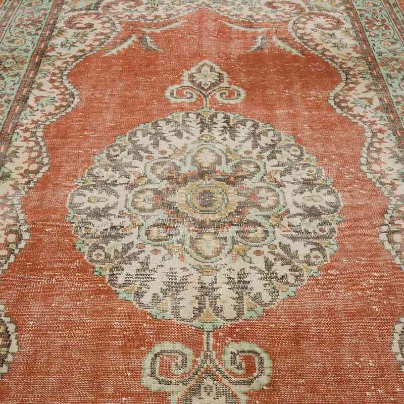 Vintage Turkish Hand-Knotted Rug - 6' 4" x 10' 1" (76" x 121") - K0066775