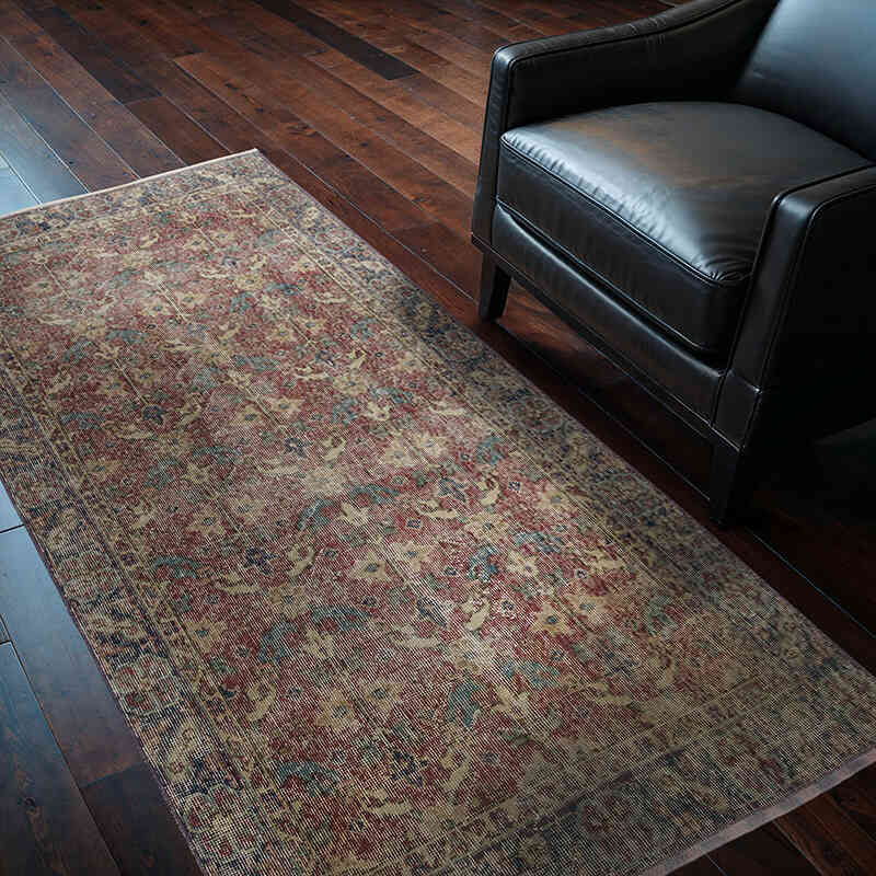 El Dokuma Vintage Halı - 107 cm x 195 cm - K0066785
