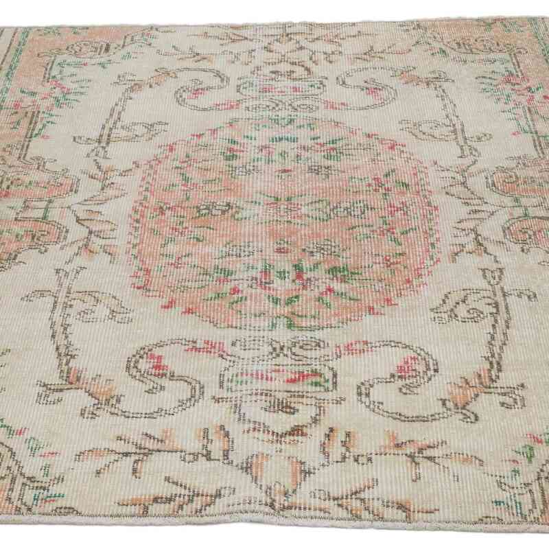 Alfombra Vintage Turca Anudada a Mano - 120 cm x 140 cm - K0066786