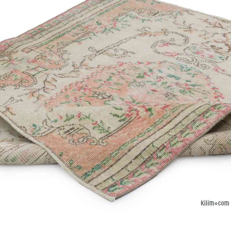 Alfombra Vintage Turca Anudada a Mano - 120 cm x 140 cm - K0066786