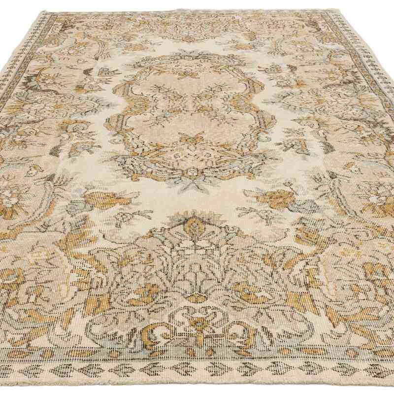 Vintage Turkish Hand-Knotted Rug - 5' 10" x 8' 9" (70" x 105") - K0066797
