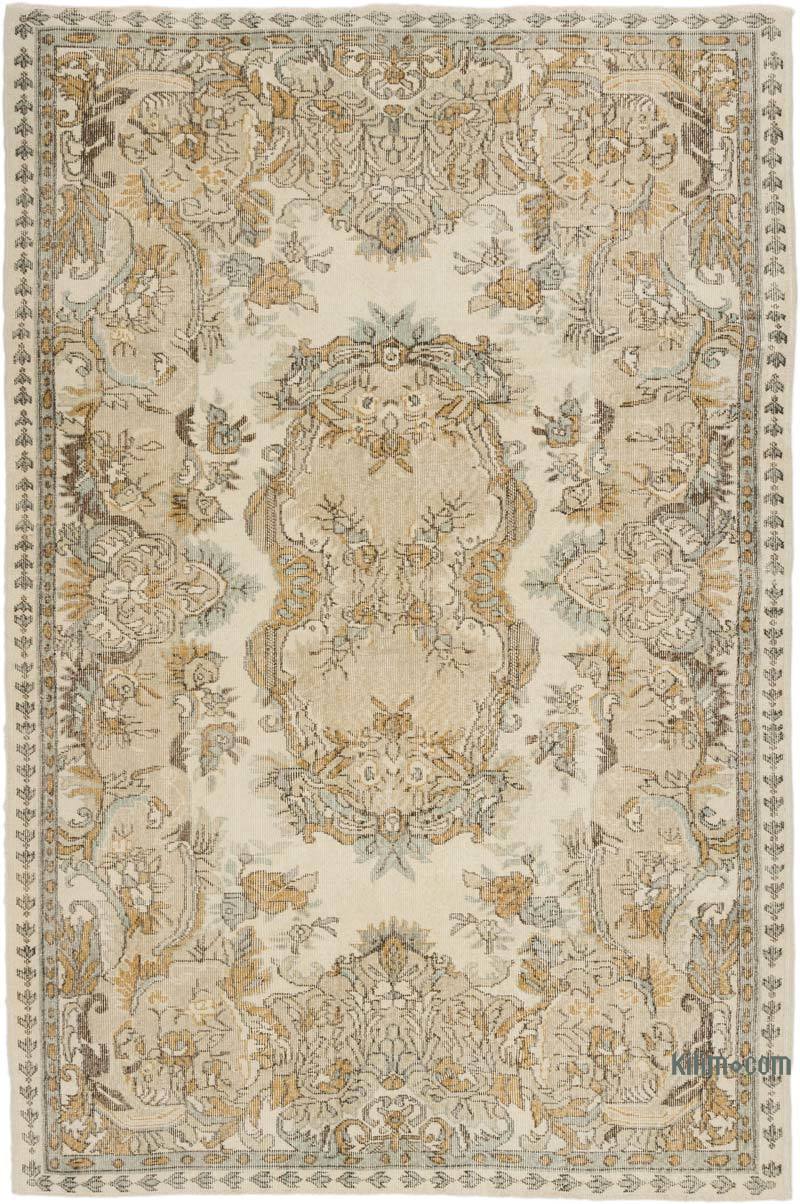 Vintage Turkish Hand-Knotted Rug - 5' 10" x 8' 9" (70" x 105") - K0066797