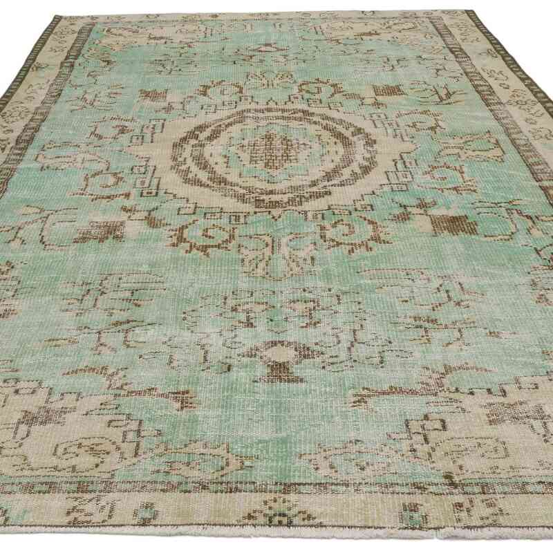 Alfombra Vintage Turca Anudada a Mano - 187 cm x 280 cm - K0066802
