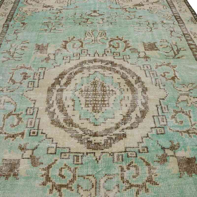 Alfombra Vintage Turca Anudada a Mano - 187 cm x 280 cm - K0066802