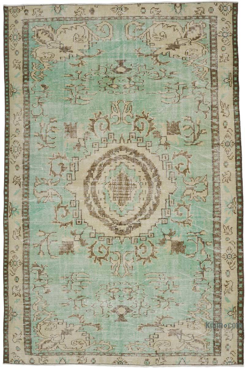 Alfombra Vintage Turca Anudada a Mano - 187 cm x 280 cm - K0066802