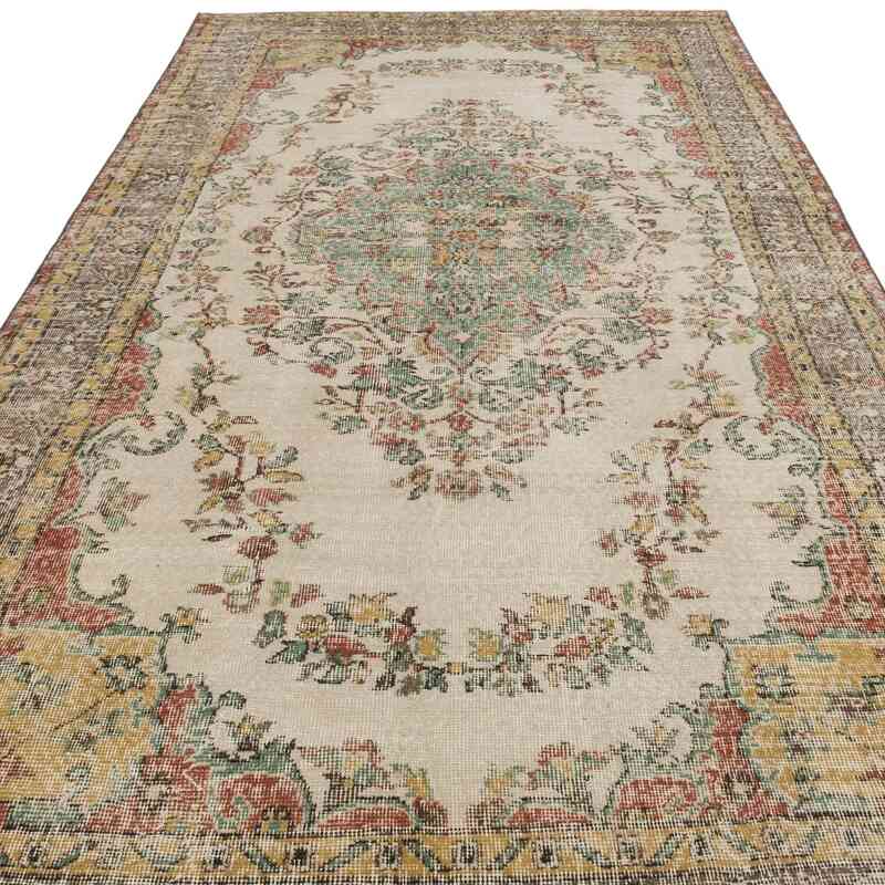 Vintage Turkish Hand-Knotted Rug - 5' 3" x 11'  (63" x 132") - K0066804
