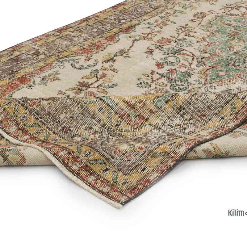 Vintage Turkish Hand-Knotted Rug - 5' 3" x 11'  (63" x 132") - K0066804