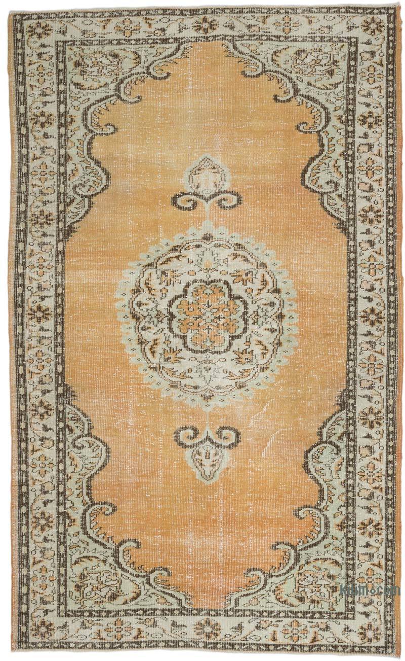 Vintage Turkish Hand-Knotted Rug - 5' 9" x 9' 5" (69" x 113") - K0066805