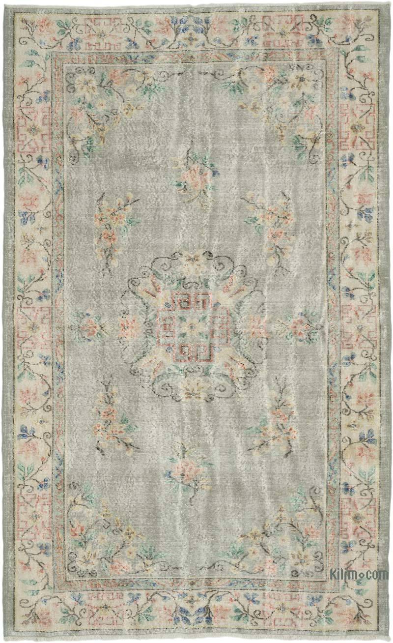 Vintage Turkish Hand-Knotted Rug - 5' 9" x 9' 4" (69" x 112") - K0066809