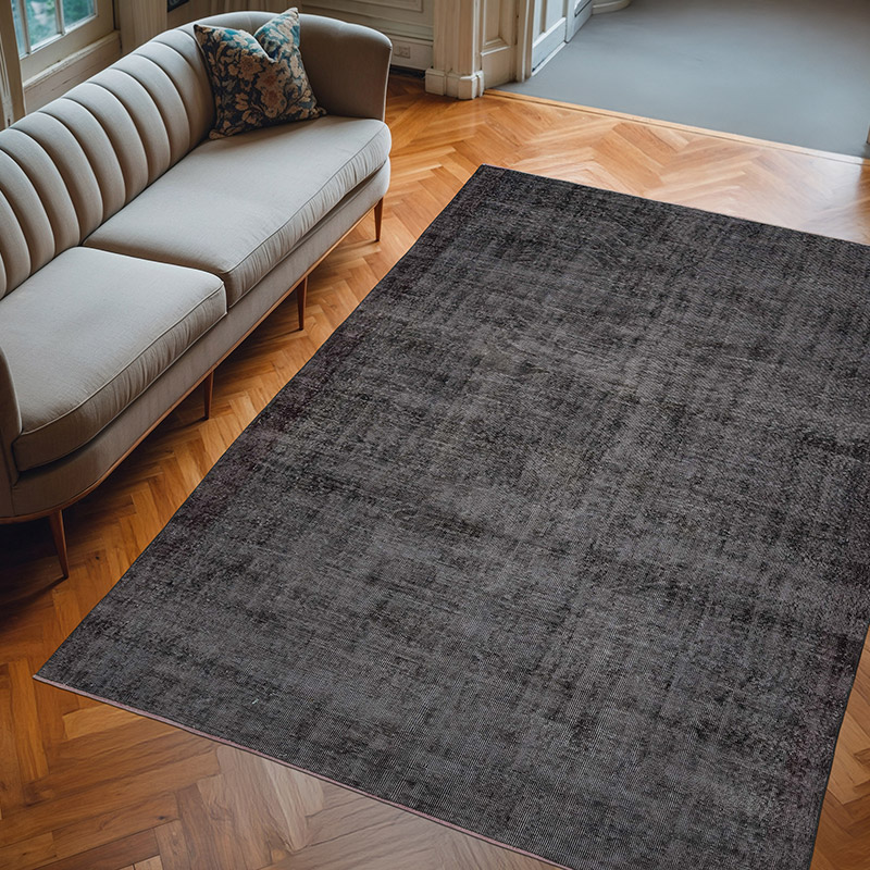 Alfombra Turca Vintage Sobre-teñida - 193 cm x 270 cm - K0066811