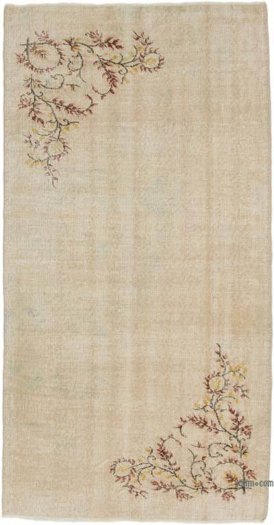 El Dokuma Vintage Halı - 100 cm x 190 cm