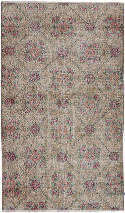 Vintage Turkish Hand-Knotted Rug - 3' 10" x 6' 7" (46" x 79")