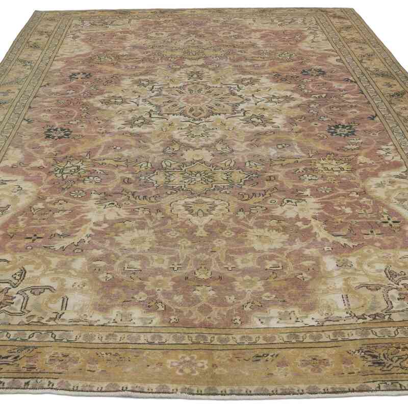 Vintage Turkish Hand-Knotted Rug - 6' 6" x 9' 7" (78" x 115") - K0066818
