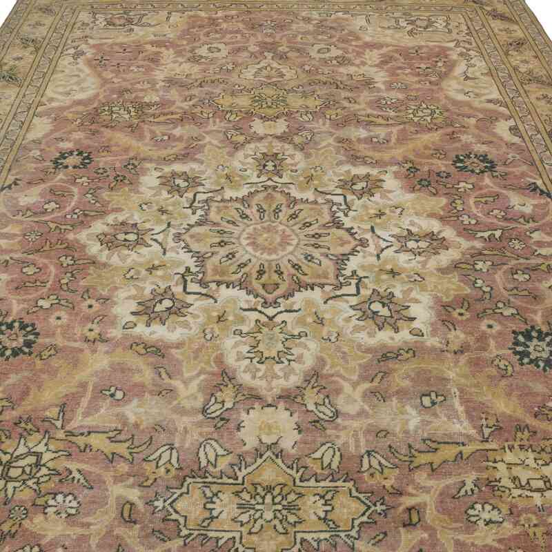 Vintage Turkish Hand-Knotted Rug - 6' 6" x 9' 7" (78" x 115") - K0066818