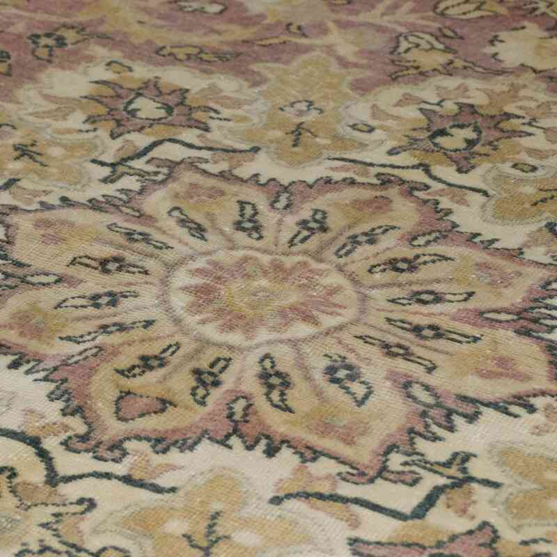 Vintage Turkish Hand-Knotted Rug - 6' 6" x 9' 7" (78" x 115") - K0066818