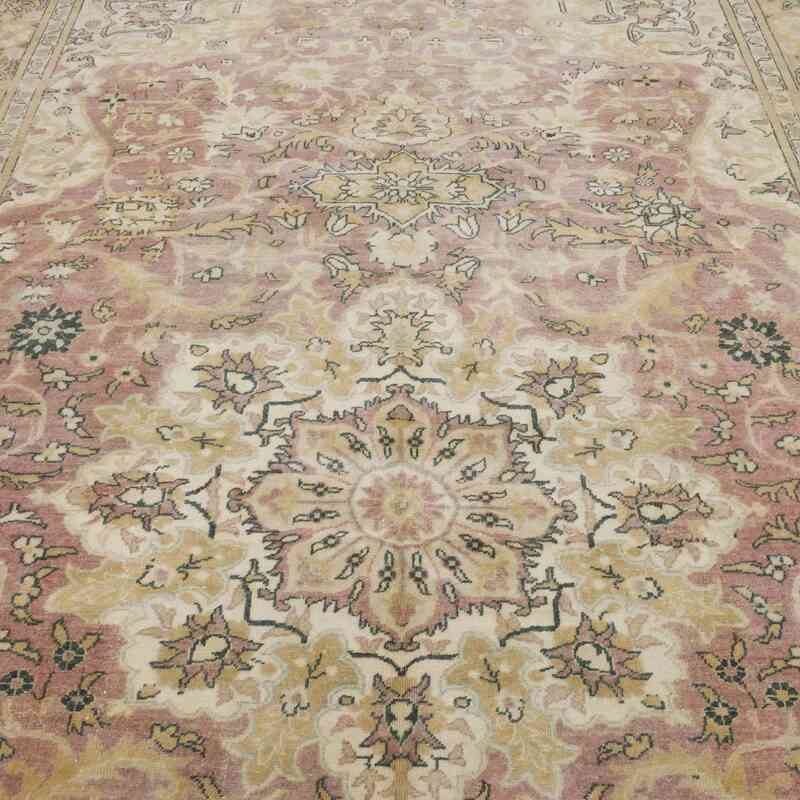 Vintage Turkish Hand-Knotted Rug - 6' 6" x 9' 7" (78" x 115") - K0066818