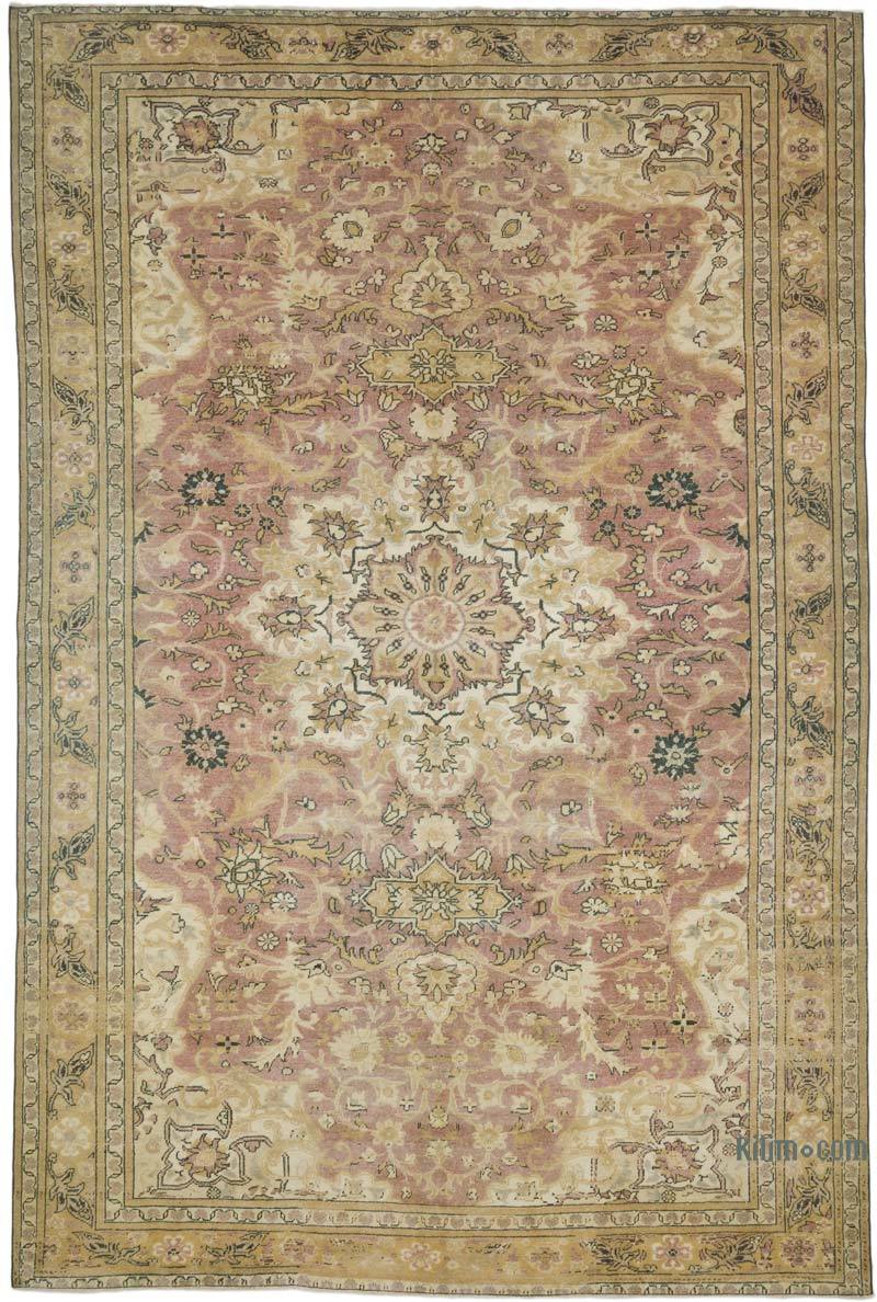 Vintage Turkish Hand-Knotted Rug - 6' 6" x 9' 7" (78" x 115") - K0066818