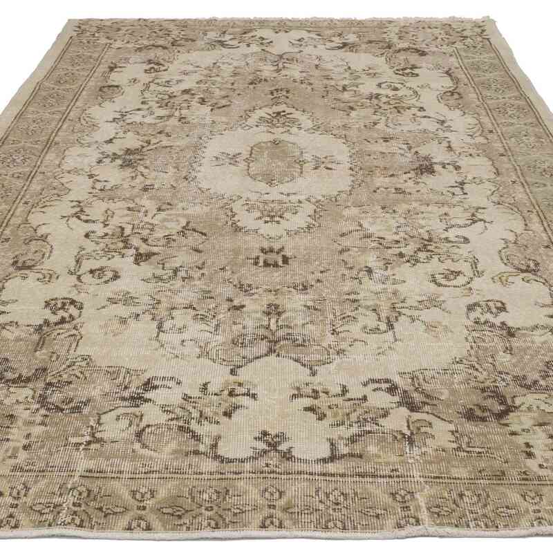 Vintage Turkish Hand-Knotted Rug - 5' 7" x 8' 10" (67" x 106") - K0066823