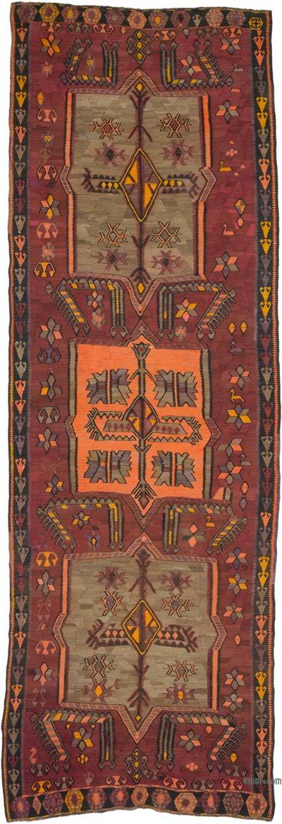 Vintage Kars Kilim Rug - 5'  x 15' 1" (60" x 181")