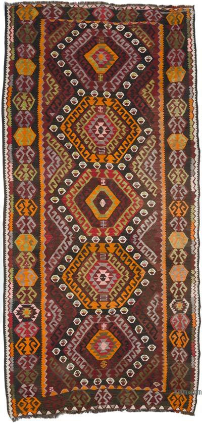 Vintage Artvin Kilim Rug - 5' 11" x 12' 9" (71" x 153")