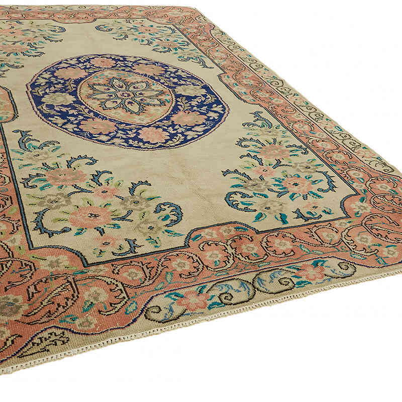 Vintage Hand-Knotted Oriental Rug - 7' 10" x 10' 10" (94" x 130") - K0066885