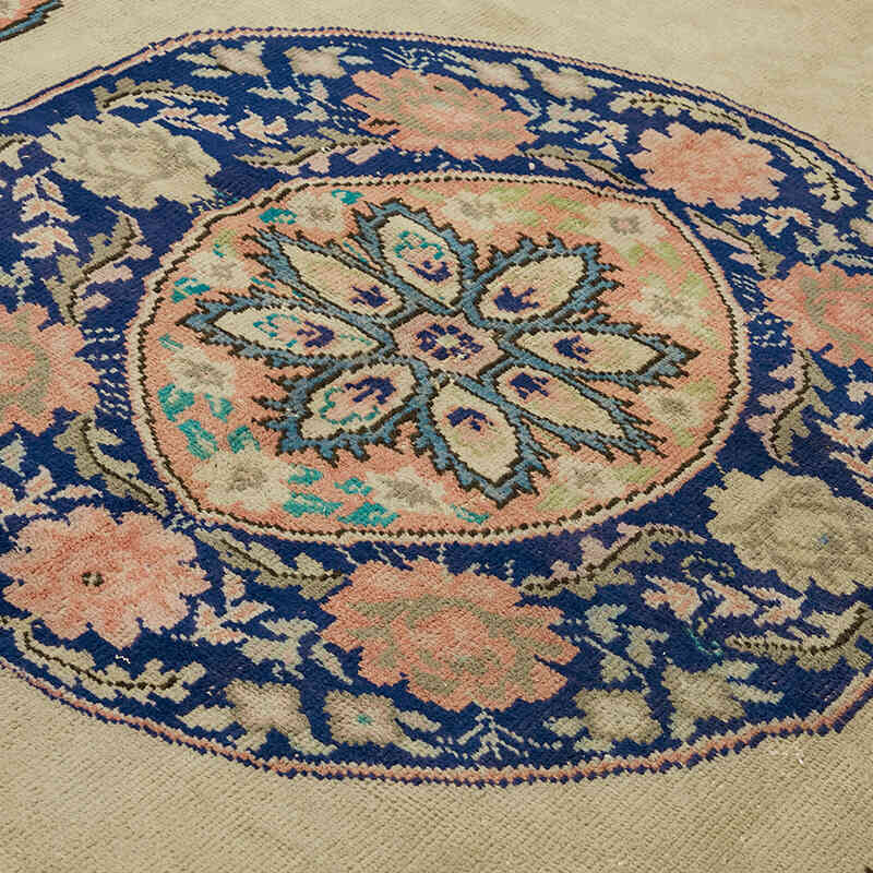 Vintage Hand-Knotted Oriental Rug - 7' 10" x 10' 10" (94" x 130") - K0066885