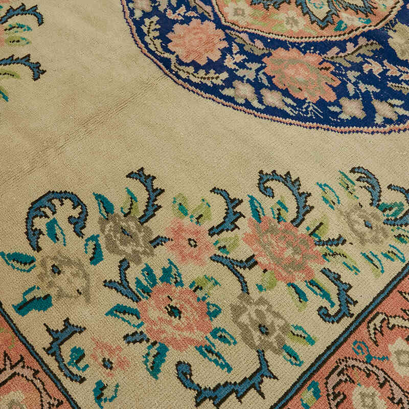 Vintage Hand-Knotted Oriental Rug - 7' 10" x 10' 10" (94" x 130") - K0066885