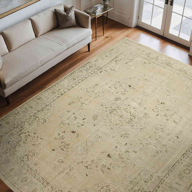 El Dokuma Vintage Halı - 283 cm x 324 cm - K0066887