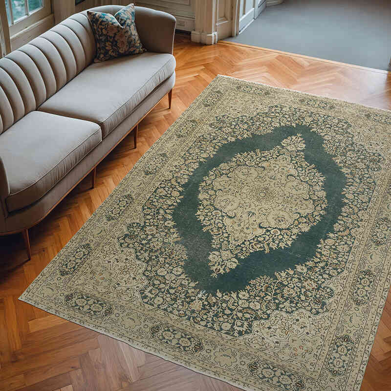 Alfombra Oriental Vintage Anudada a Mano - 202 cm x 280 cm - K0066904