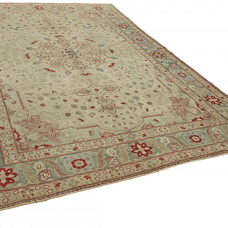 Alfombra Oriental Vintage Anudada a Mano - 242 cm x 353 cm - K0066915