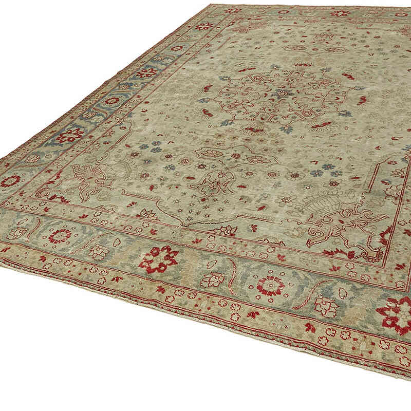 Alfombra Oriental Vintage Anudada a Mano - 242 cm x 353 cm - K0066915