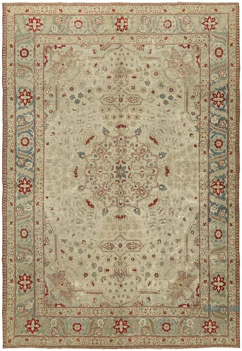 Alfombra Oriental Vintage Anudada a Mano - 242 cm x 353 cm - K0066915