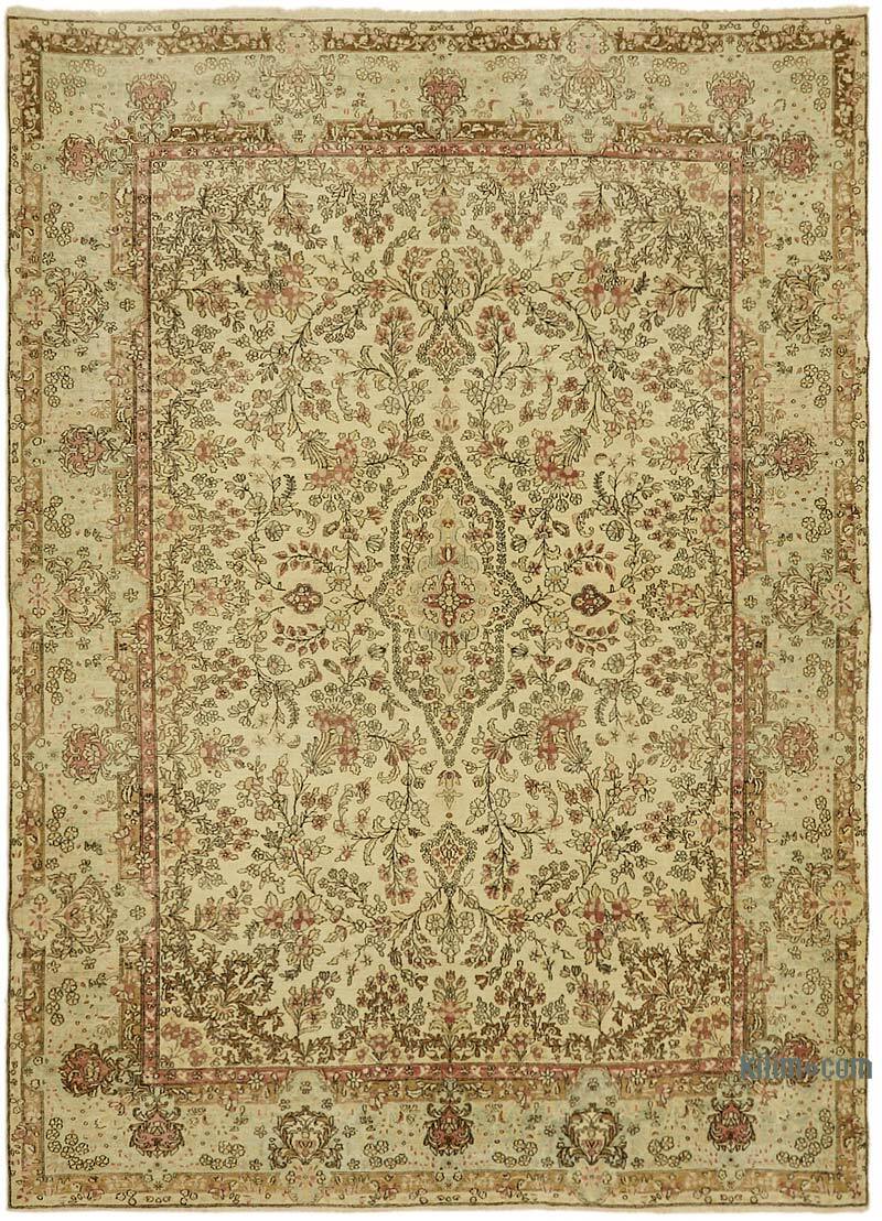 Vintage Hand-Knotted Oriental Rug - 8' 8" x 11' 11" (104" x 143") - K0066924