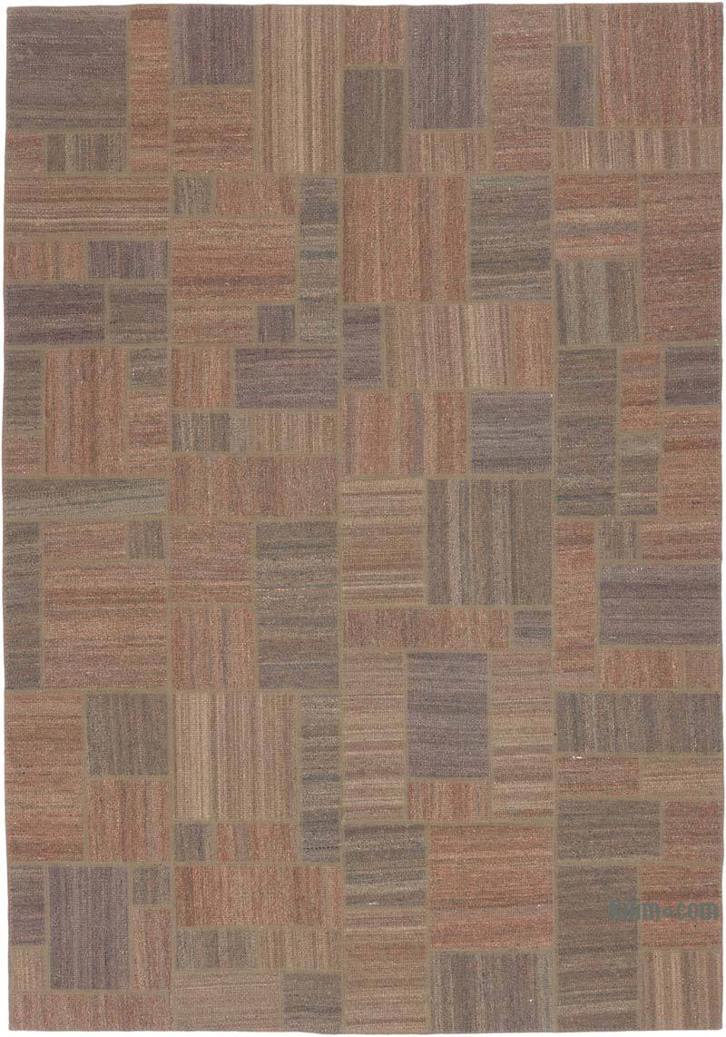 Patchwork Kilim Rug - 5' 5" x 7' 9" (65" x 93") - K0066926