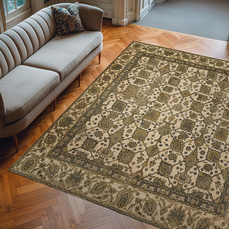 Alfombra Oriental Vintage Anudada a Mano - 270 cm x 320 cm - K0066928