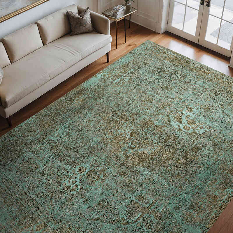 Alfombra Turca Vintage Sobre-teñida - 250 cm x 332 cm - K0066929