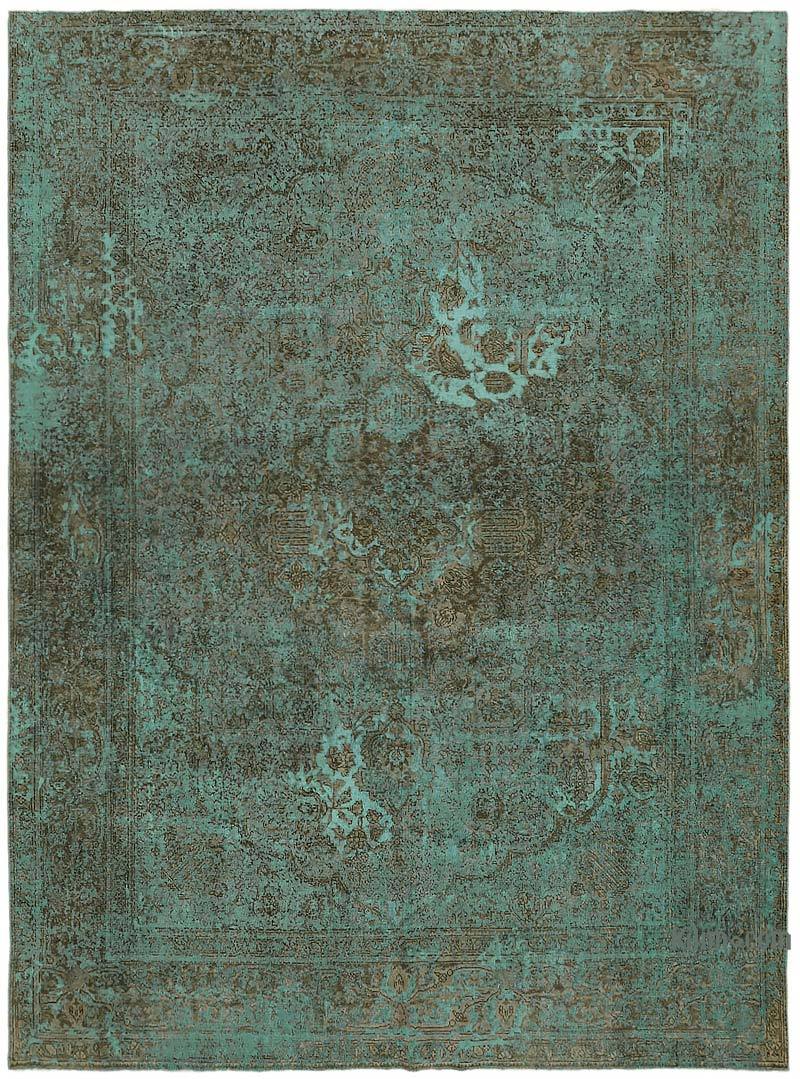 Over-dyed Vintage Hand-Knotted Oriental Rug - 8' 2" x 10' 11" (98" x 131") - K0066929